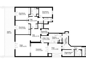 Espectacular PB con 3 dormitorios y jardín de 300 m2 Recoleta