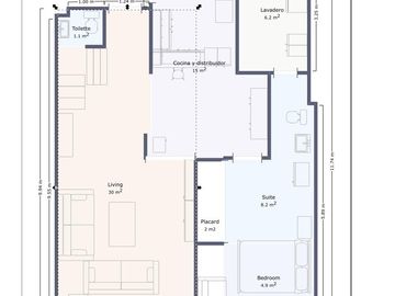 Duplex en venta 5 ambientes al frente en Palermo