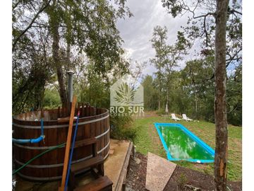 Parcela 0,5ha. Valdivia Con Casa, Piscina Y Tinaja - Rio Sur