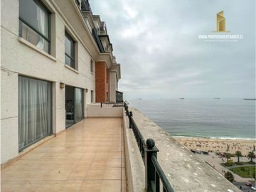 Viña Del Mar. Venta Duplex 4d Con Terraza Y Vista Al Mar - P