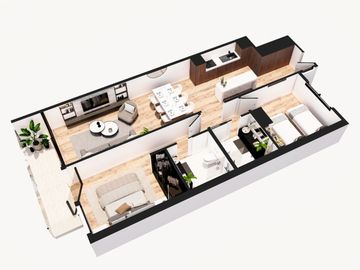 VENTA DEPARTAMENTO 3 AMBIENTES A ESTRENAR CHAUVIN