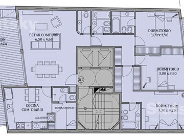 Departamento en venta - 4 ambientes con cochera - Palermo