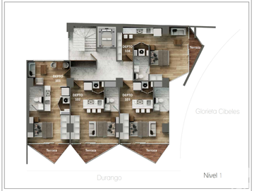 Departamento en Glorieta Cibeles