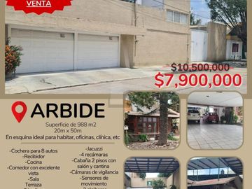 EXCELENTE CASA EN VENTA POR DEBAJO DEL AVALUO EN COL. ARBIDE