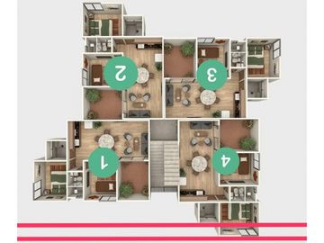 Departamento en venta en Los Cabos de 2 recamaras y amenidades en mesa colorada Cabo San Lucas