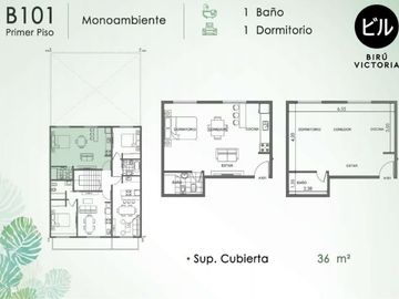 EMPRENDIMIENTO - AMPLIO MONOAMBIENTE CONTRAFRENTE-  USD 55.000