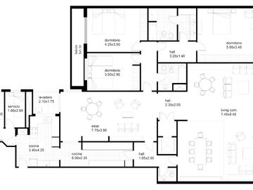ÚNICO PISO 8 CATEGORIA  EN VENTA COCHERA PALERMO