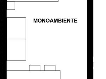 Monoambiente a ESTRENAR c/balcón  en VENTA CENTRO de Rosario, Corrientes al 1300