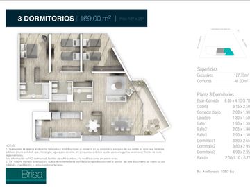 EN VENTA Depto 3 dormitorios c/ balcón y vista al río - barrio Arroyito, Rosario