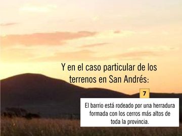 Terreno / Lote en venta de 4.500m2 ubicado en San Andrés de la Sierra