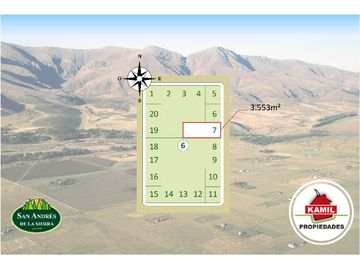 Terreno / Lote en venta de 4.500m2 ubicado en San Andrés de la Sierra