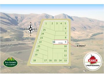Terreno / Lote en venta de 4.500m2 ubicado en San Andrés de la Sierra
