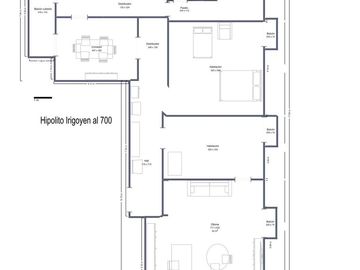 Departamento 6 ambientes Venta Monserrat 3 baños