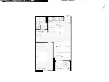VENTA Departamento 1 dormitorio1 - balcón - cochera - en Puerto Norte, Rosario