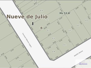 Terreno / Lote en venta de 266m2 ubicado en 9 de Julio