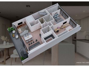 Venta Departamento 3 Amb en Pozo en Villa Bosch