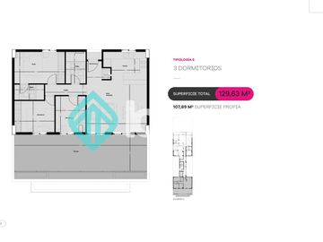 Departamento en pozo FINANCIADO de 3 dormitorios en Macrocentro Salta