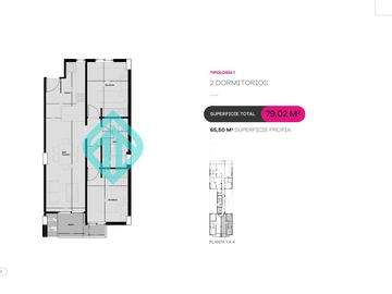 Departamento en pozo FINANCIADO, 2 dormitorios, Macrocentro Salta