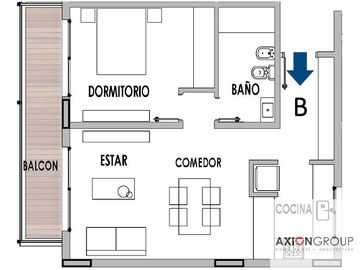 Parque San Martín - Departamento 1 dormitorio