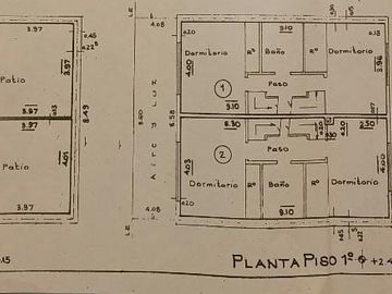VENTA-TRIPLEX 4 AMB PATIO FONDO COCHERA 2 TZAS-PARQUE PATRICIOS