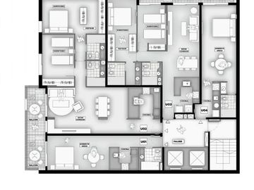 Dpto en VENTA - 3 dorm. c/balcón al FRENTE-A ESTRENAR- Dorrego al 1400- Rosario.