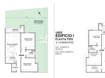 Departamento en venta de 2 dormitorios en ALTOS LOS ROBLES
