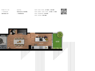 DUPLEX EN VENTA DE 2 DORMITORIOS CON TERRAZA Y PILETA EXCLUSIVA EN BARRIO MARTIN