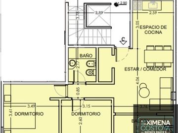 Departamento en venta de 1 dormitorio en Costa Azul