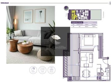 Departamento 2 ambientes en Plaza Saavedra