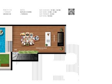 DUPLEX EN VENTA DE 3 DORMITORIOS CON TERRAZA Y PILETA EXCLUSIVA EN BARRIO MARTIN