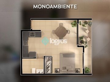 Monoambiente en pozo entrega 2026 en Macrocentro