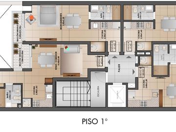 Departamento en venta de 1 dormitorio en barrio Pichincha
