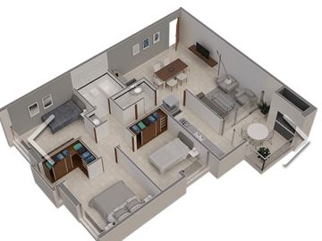 Housing Cóndor Alto Villa Allende, 3 dormitorios