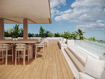 Departamento estudio en venta en Playa del Carmen 26m2