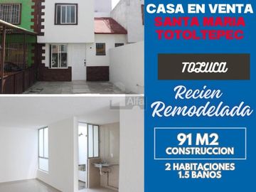 Casa en Venta en Santa María Totoltepec, Toluca Estado de México.