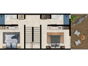 Townhouse en Venta en Telchac, Amaité, Yucatán (Mod. A)