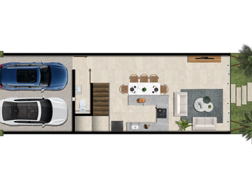 Townhouse en Venta en Telchac, Amaité, Yucatán (Mod. A)