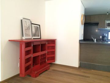 Renta Departamento amueblado en la Cuauhtémoc con Roof Garden privado