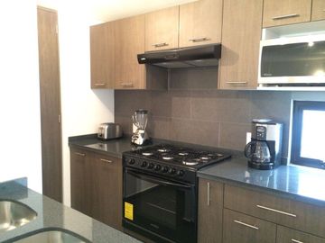 Renta Departamento amueblado en la Cuauhtémoc con Roof Garden privado