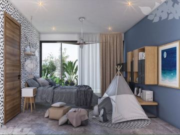 CASA EN VENTA EN MERIDA DE UN PISO, PRIVADA CON CASA CLUB EN KIKTEIL
