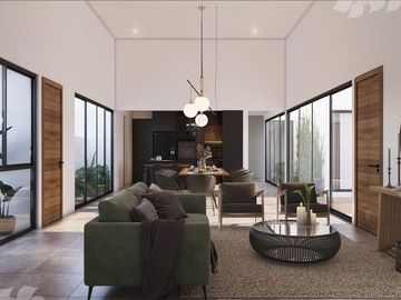 CASA EN VENTA EN MERIDA DE UN PISO, PRIVADA CON CASA CLUB EN KIKTEIL