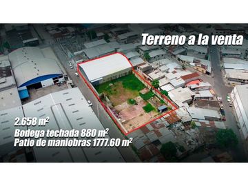 Venta de Bodega 2.658 M2 Km 7.5 Vía a Daule – Guayaquil