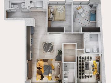 Departamento a la venta en la colonia Americana
