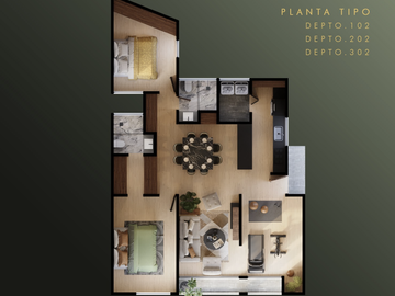 Departamentos de Diseño Moderno con Roof Garden en Zavaleta