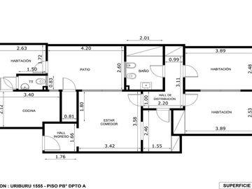 Depto en Venta Planta Baja en Recoleta!