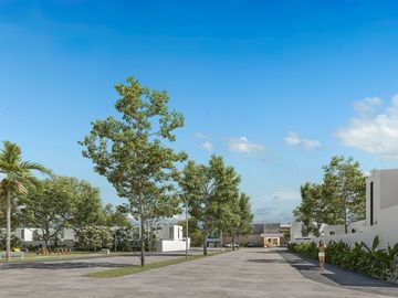 Casa en preventa de 4 Rec. en residencial Gran Bosco en Conkal, Yucatán.