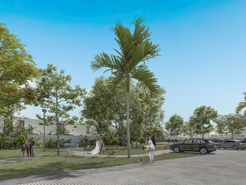 Casa en preventa de 4 Rec. en residencial Gran Bosco en Conkal, Yucatán.