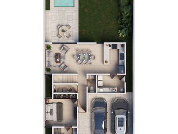 Casa en preventa de 4 Rec. en residencial Gran Bosco en Conkal, Yucatán.