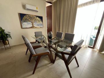 Departamento en Renta Penthouse piso 4 Amueblado en Privada Montes de Ame
