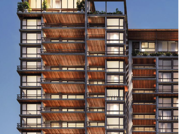 Departamento en venta Arthouse 3 habitaciones y jardin en norte de Merida Yuc